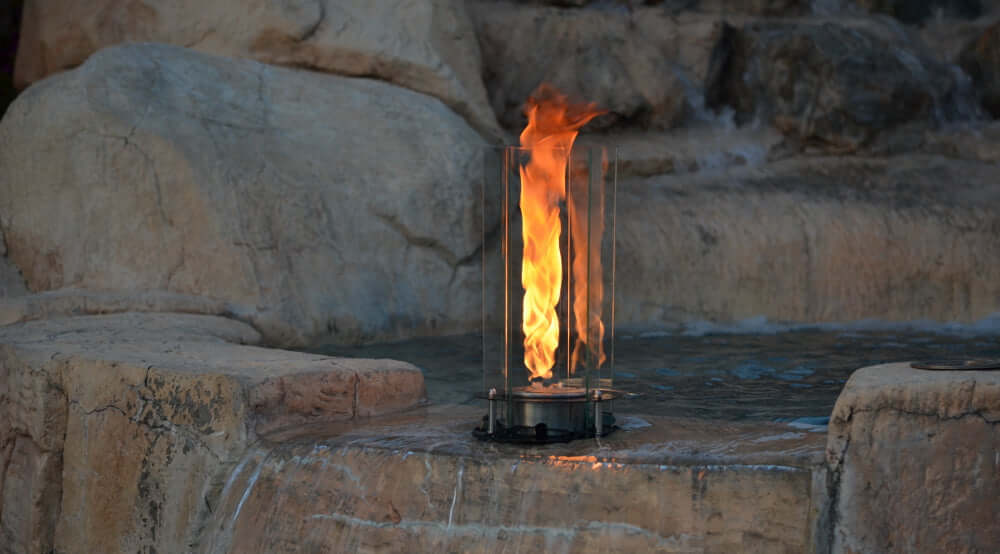 Tabletop torches best sale