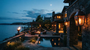 Outdoor Gas Lanterns: A Guide to Architectural Fire and Atmosphere