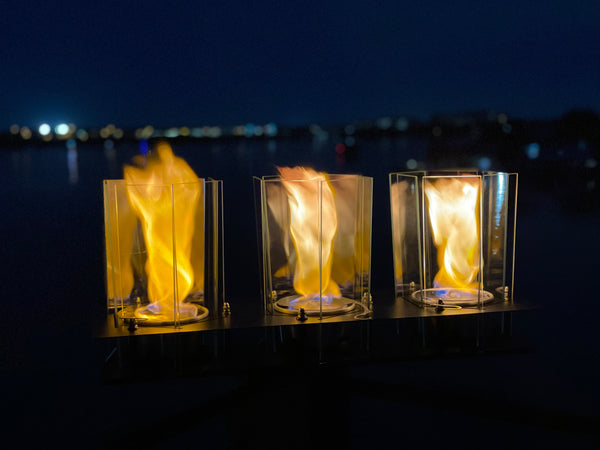 Triton - Smokeless Triple Tornado Fireplace - Runs on NO SMOKE (LIMITED STOCK)