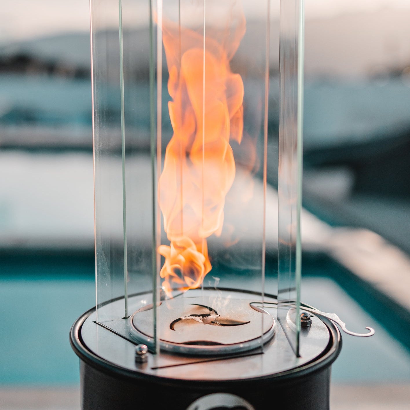 Lot De 2 Torches De Table à La Citronnelle - Lampes Métal Rechargeables Avec Mèches Et Couvercle Pour Jardin, Patio Et Terrasse