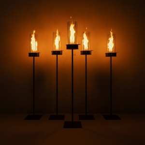 Big Revo™ - 5 HOUR Tall Torch Bundle (on patio stands)