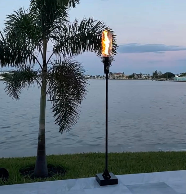 Hollywood Series Vortek The Ultimate Tiki Torch - Permanent Install Natural Gas / Propane