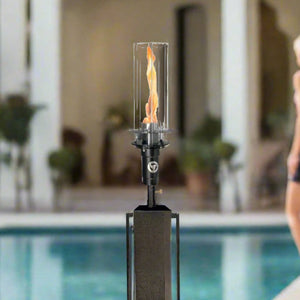 Hollywood Series Vortek Post Mount - Permanent Install Natural Gas / Propane