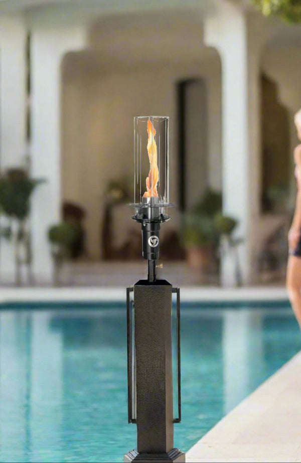 Hollywood Series Vortek Post Mount - Permanent Install Natural Gas / Propane