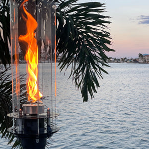 Hollywood Series 3" Pole Mount - HEAD ONLY - Permanent Install - Natural Gas / Propane