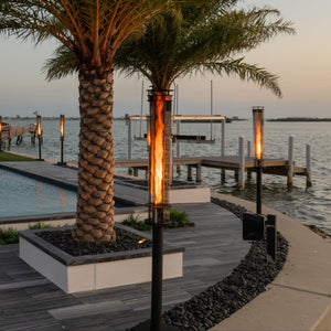 Tempo Tall Torch - Permanent Install Natural Gas / Propane