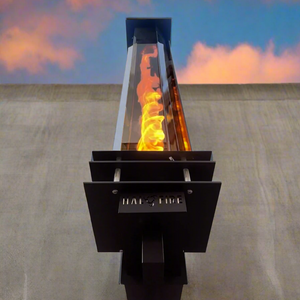 Torrent Wall Mount Torch - Architectural Vortex Fire Luminary