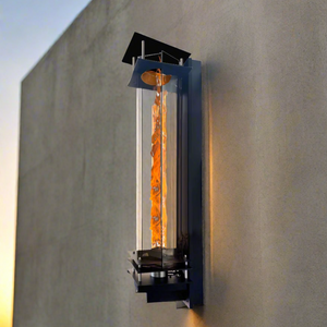 Torrent Wall Mount Torch - Architectural Vortex Fire Luminary