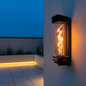 Torrent™ Wall Mount Torch - Architectural Vortex Fire Luminary
