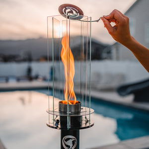 Vortek - Wall/Pillar Mounted Vortex Fire Torch