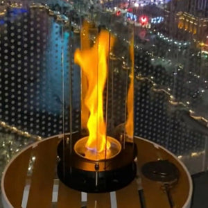 5 HOUR Tabletop Firepit Bundle - Big Revo - ClearFire™ Smoke-Free Fuel