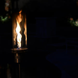 Vortek - Natural Gas/Propane Vortex Tiki Torch (Permanent Install)