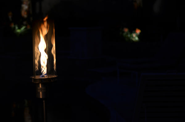 Vortek - Natural Gas/Propane Vortex Tiki Torch (Permanent Install)
