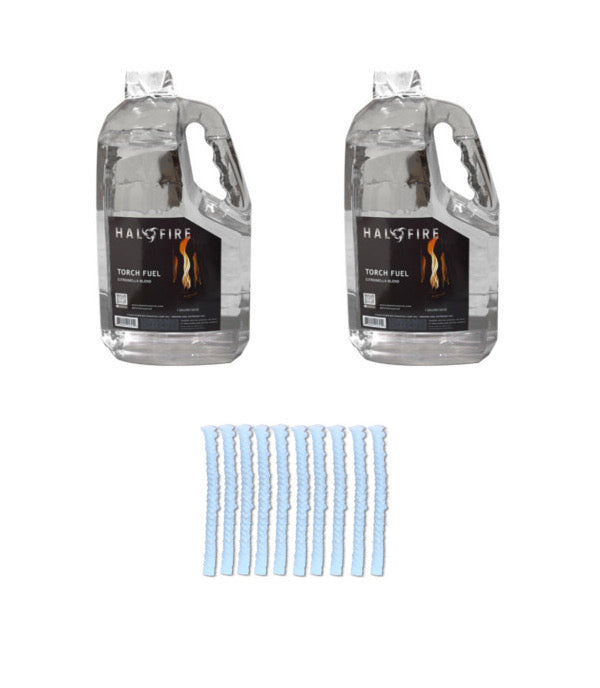 Citronella Torch Oil + Spinfire Wick - FREE SHIPPING - CHOOSE WICK LENGTH