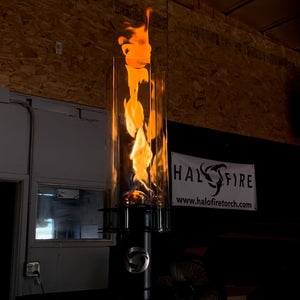 Vortek - Natural Gas/Propane Vortex Tiki Torch (Permanent Install)