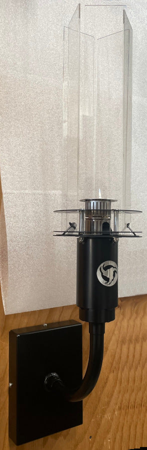 Vortek Wall Mounted NG/LP vortex fire torch with Electronic Ignition