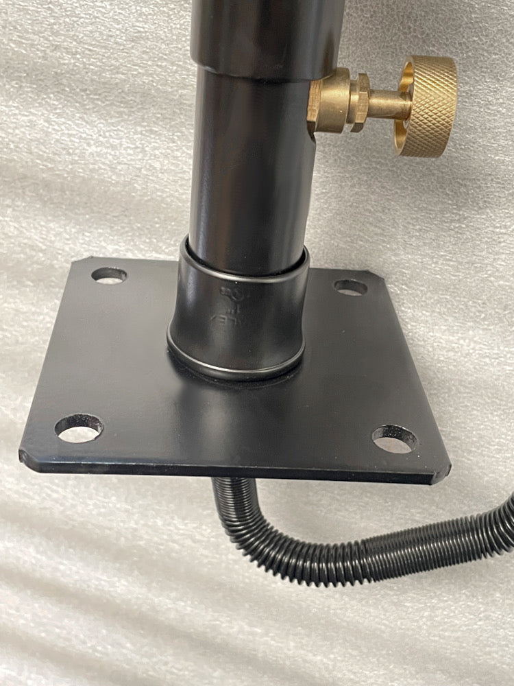 Vortek - Natural Gas/Propane Post Mounted Vortex Fire Torch (Permanent ...